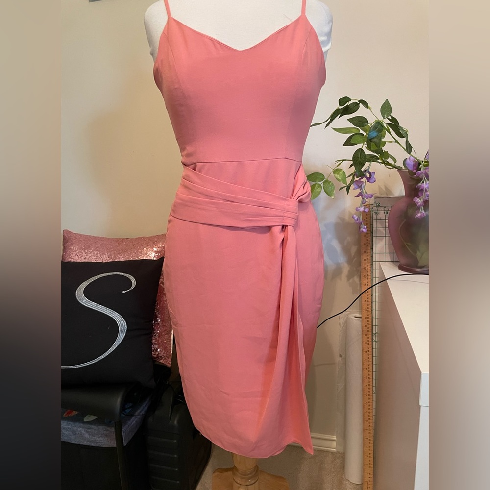 Peach Cocktail dress